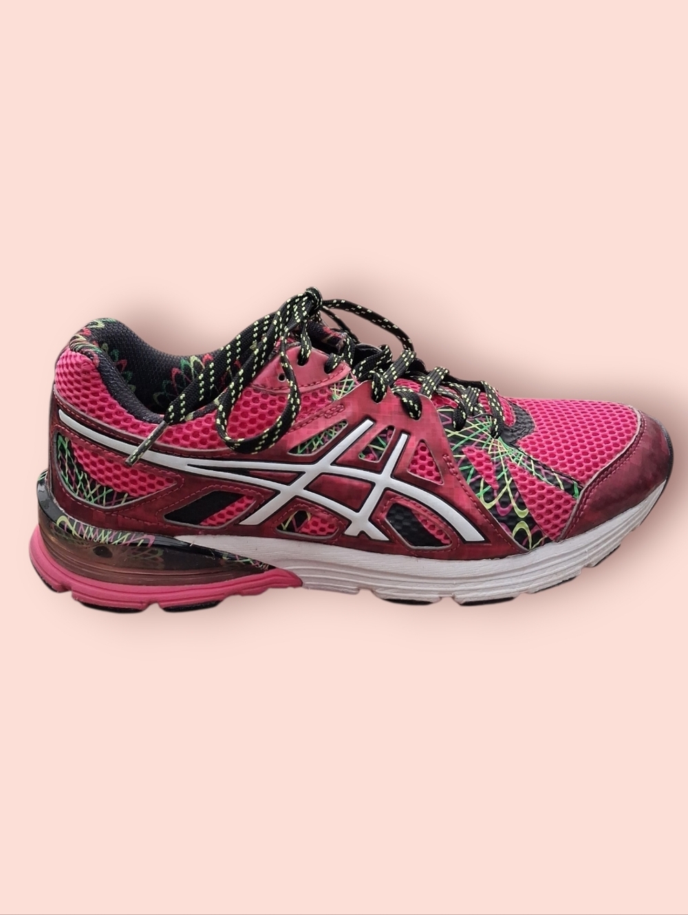 (EUC) ASICS® GEL-Preleus™ "Hot Pink" Women's Shoe - Size 7.5 - Picture 2 of 7